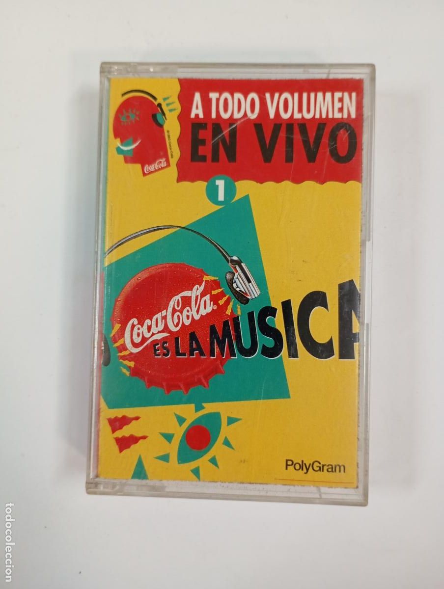 Casetes antiguos: A TODO VOLUMEN EN VIVO COCA COLA CASETE. TDKCST52B