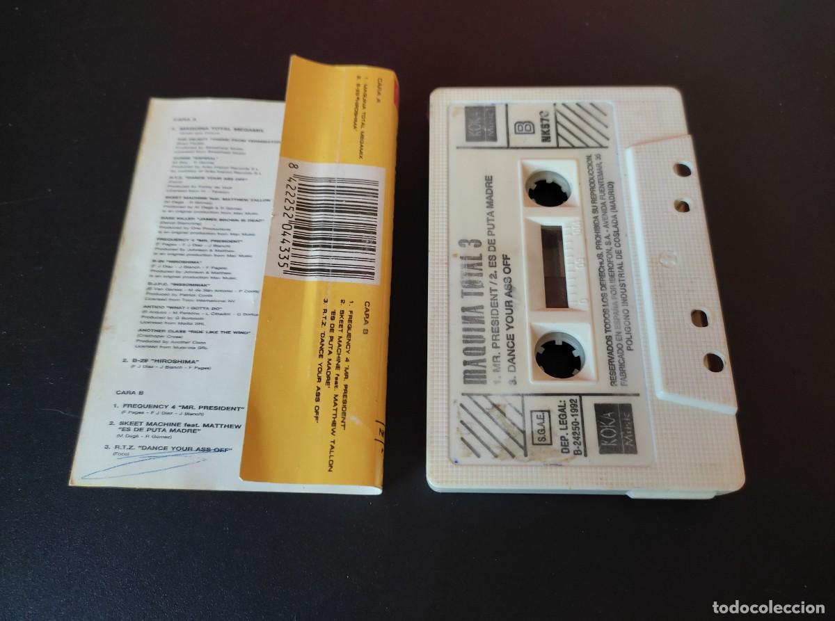 Casetes antiguos: CINTA CASSETTE MAQUINA TOTAL 3 - Foto 2