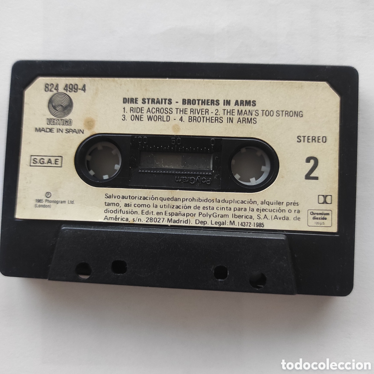 Casetes antiguos: Dire Straits - Brothers in Arms - Foto 3