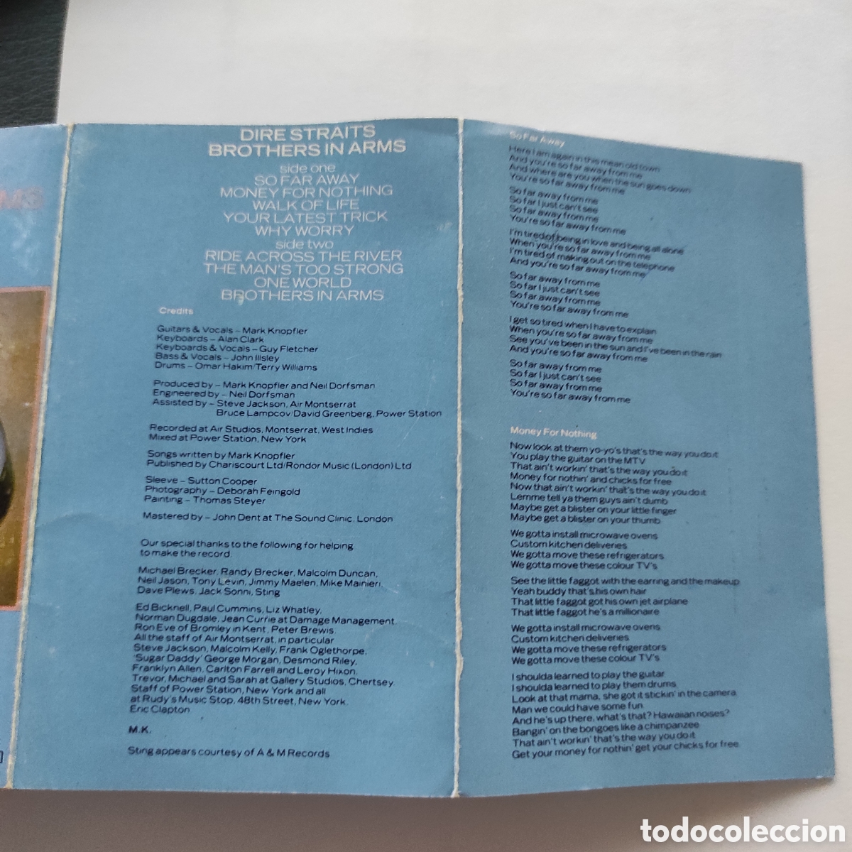Casetes antiguos: Dire Straits - Brothers in Arms - Foto 6