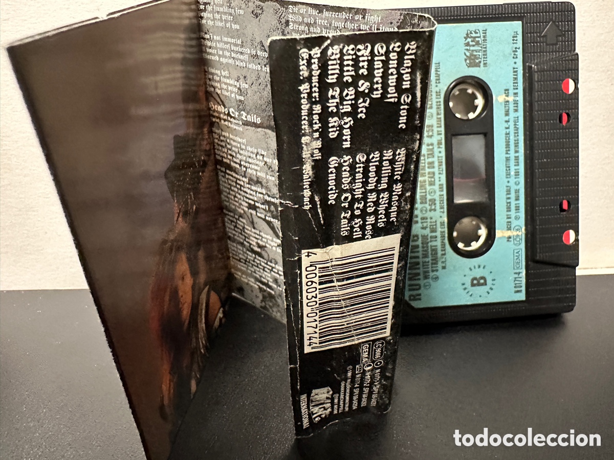 Casetes antiguos: Running Wild - Blazon Stone (Cassette) - Foto 2