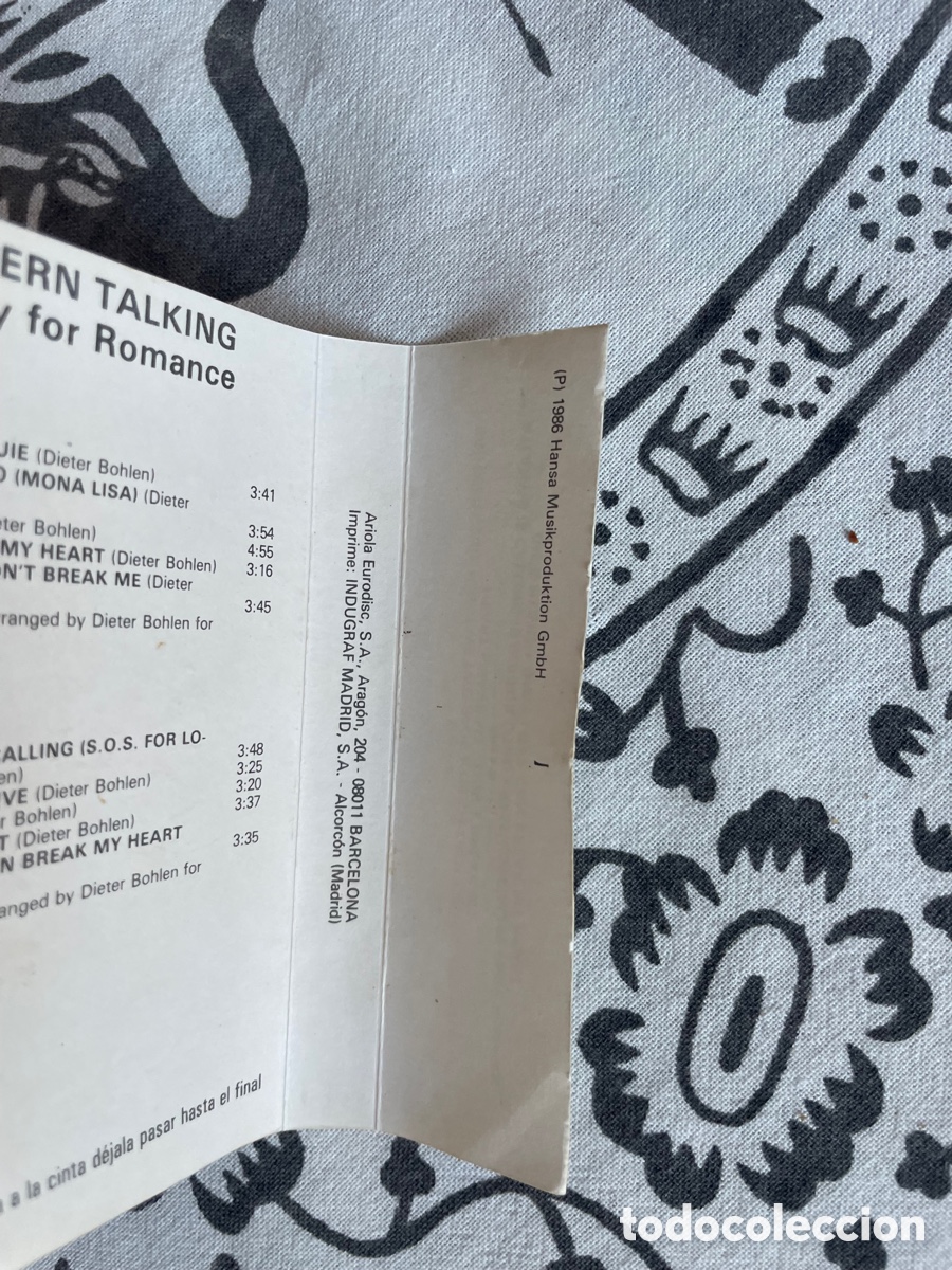 Casetes antiguos: Modern Talking - Ready for Romance / CASETE - Foto 13