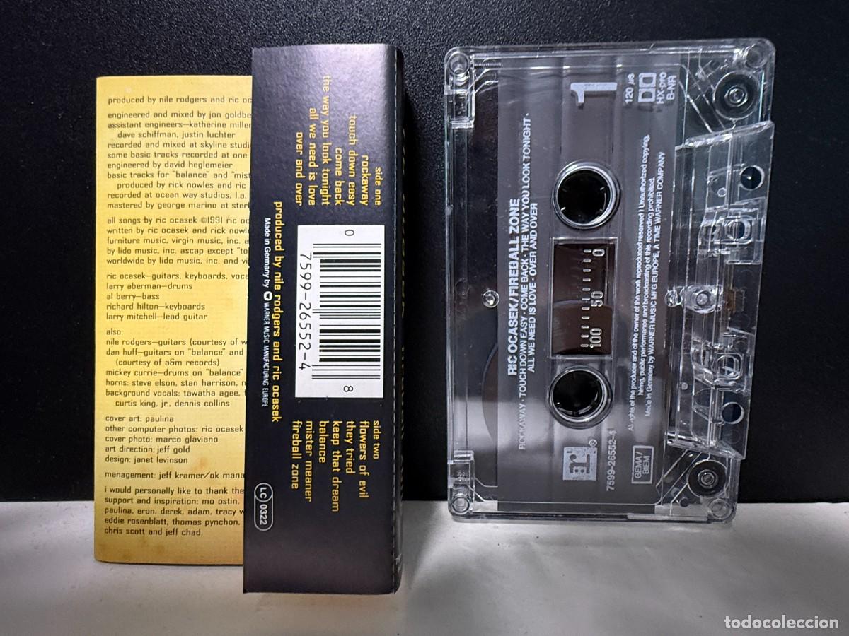 Casetes antiguos: Ric Ocasek - Fireball Zone (Cassette) - Foto 2