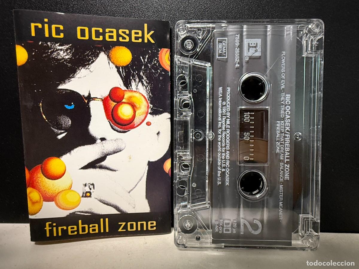 Casetes antiguos: Ric Ocasek - Fireball Zone (Cassette) - Foto 1