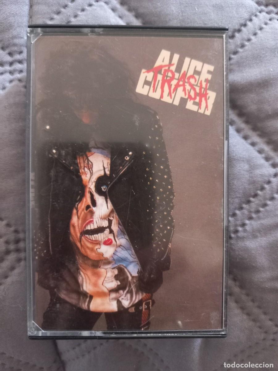 Casetes antiguos: Cinta cassette Alice cooper trash - Foto 1