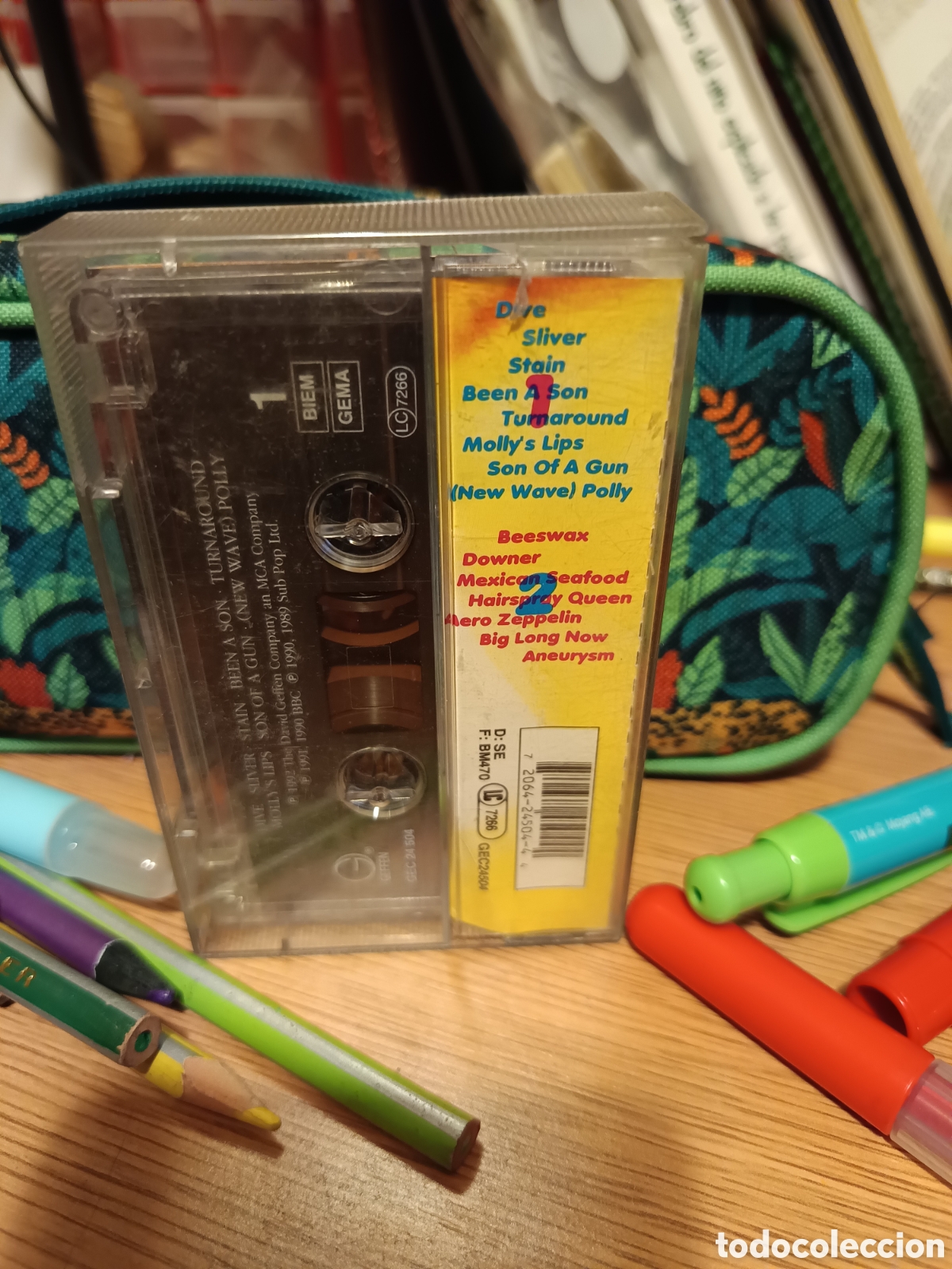 Casetes antiguos: Nirvana Incesticide Cassette 1992 - Foto 3