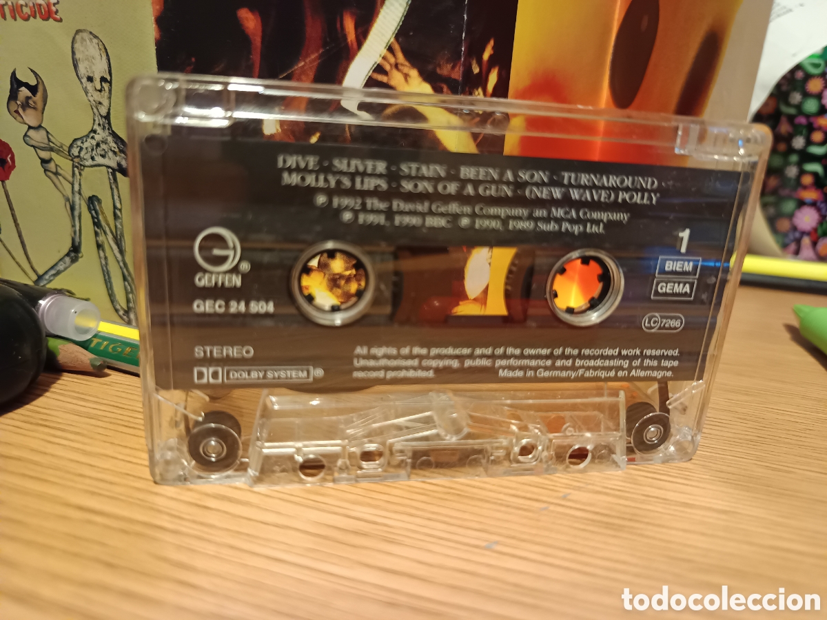 Casetes antiguos: Nirvana Incesticide Cassette 1992 - Foto 6