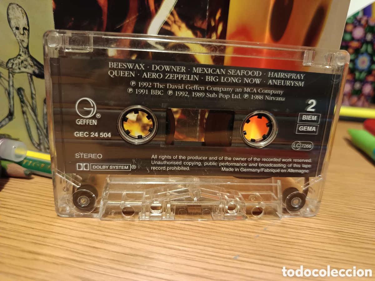 Casetes antiguos: Nirvana Incesticide Cassette 1992 - Foto 7