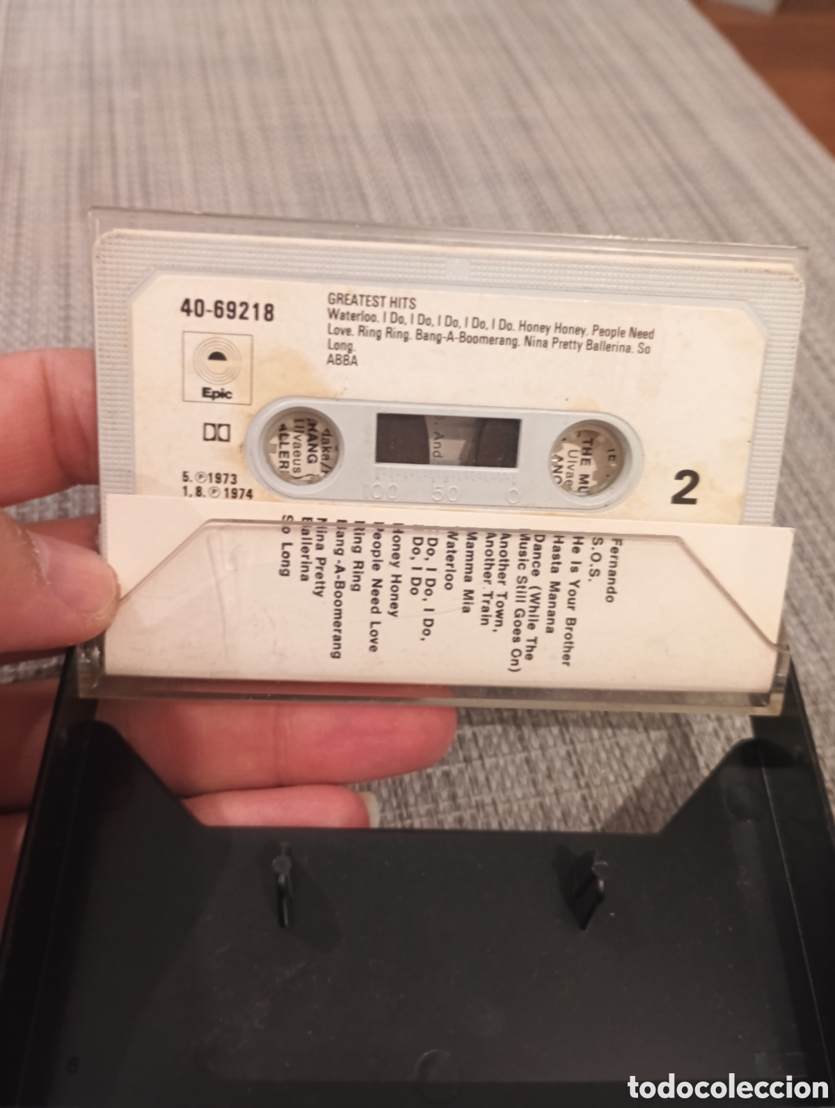 Casetes antiguos: cinta CASSETE Abba hits - Foto 2