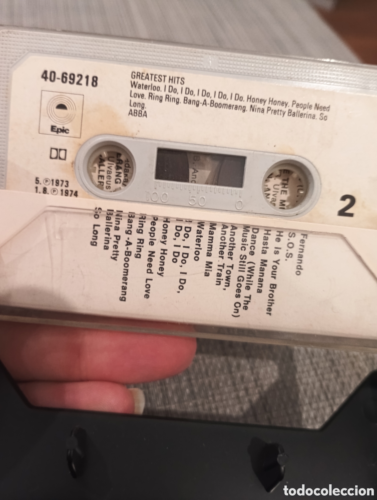 Casetes antiguos: cinta CASSETE Abba hits - Foto 3
