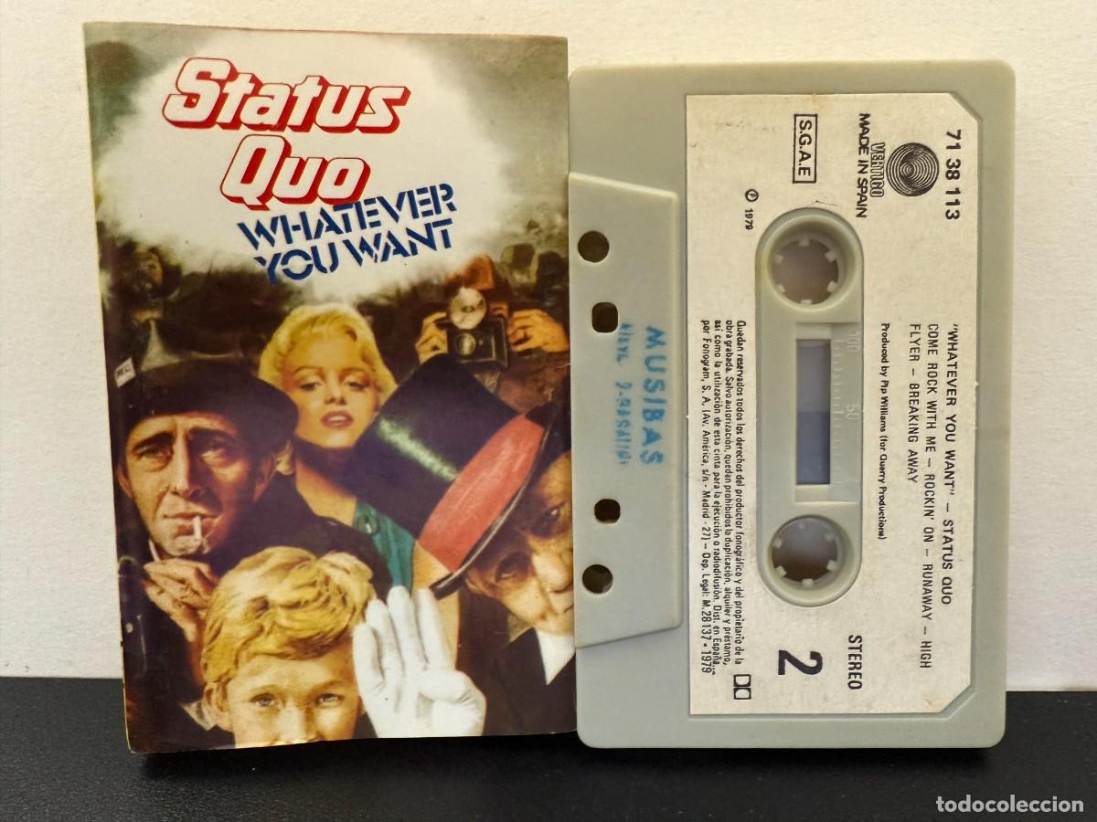 Casetes antiguos: Status Quo - Whatever You Want (Cassette) - Foto 1