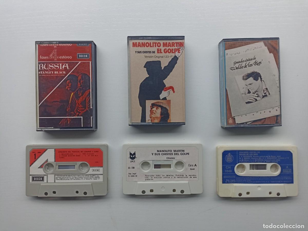Casetes antiguos: Lote 3 casetes de m&uacute;sica variados - Foto 1