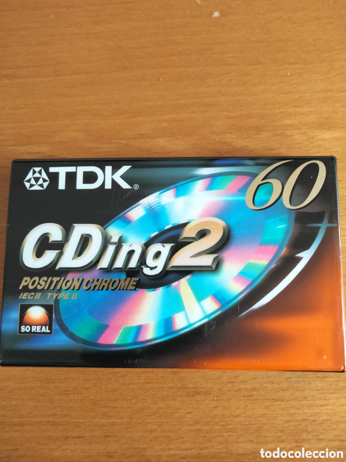 Casetes antiguos: Cassette cinta virgen TDK, 60 minutos
