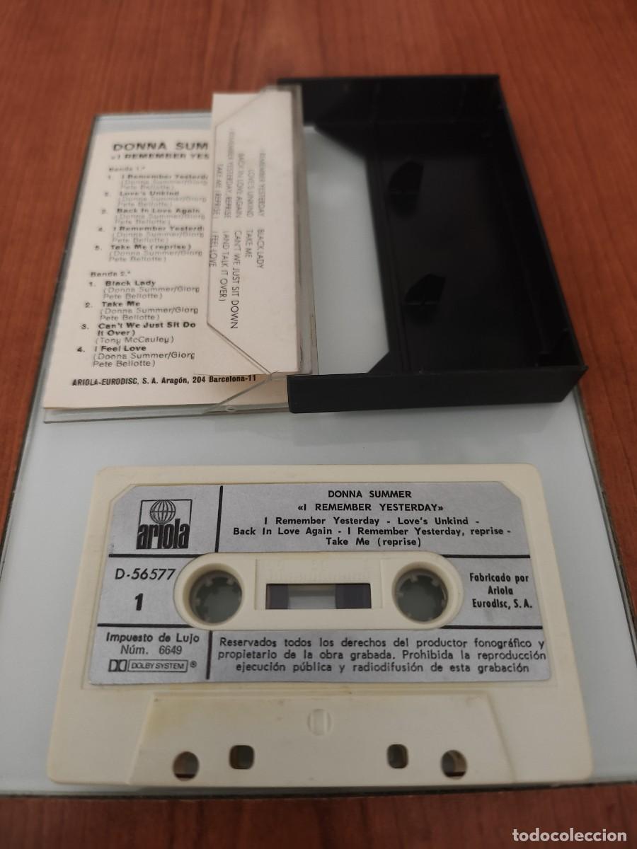 Casetes antiguos: CASETE DE DONNA SUMMER - I REMEMBER YESTERDAY - LEER CONDICIONES DE VENTA - Foto 3