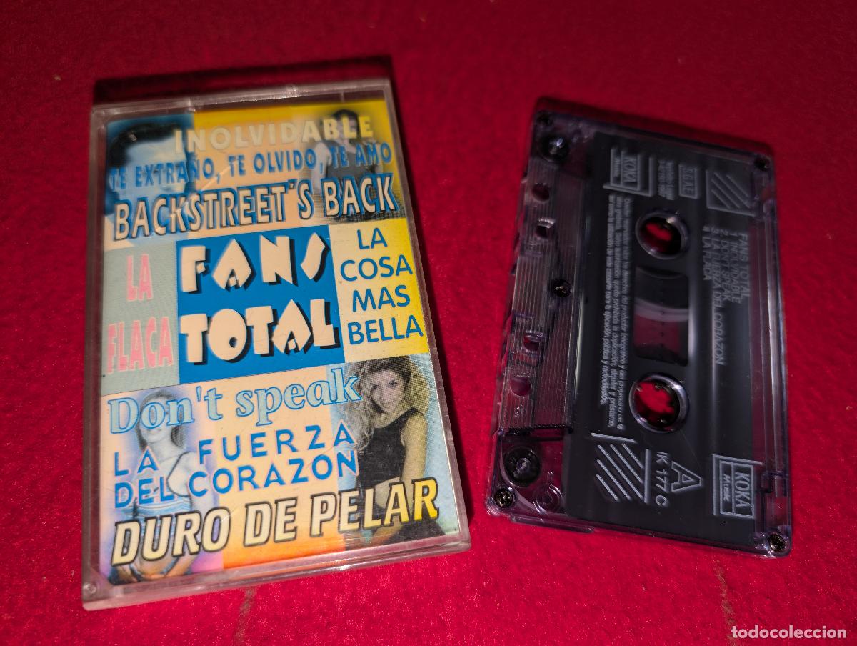 Cassettes Anciennes: FANS TOTAL Backstreet's back + Duro de Pelar K7 CASSETTE 1997 Koka ESPA&Ntilde;A SPAIN