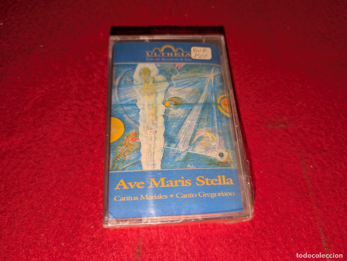 Casetes antiguos: CORO DEL MONASTERIO DE POIO ULTREIA Ave Maris Stella+Coro Ultreia K7 CASSETTE galiza nuevo
