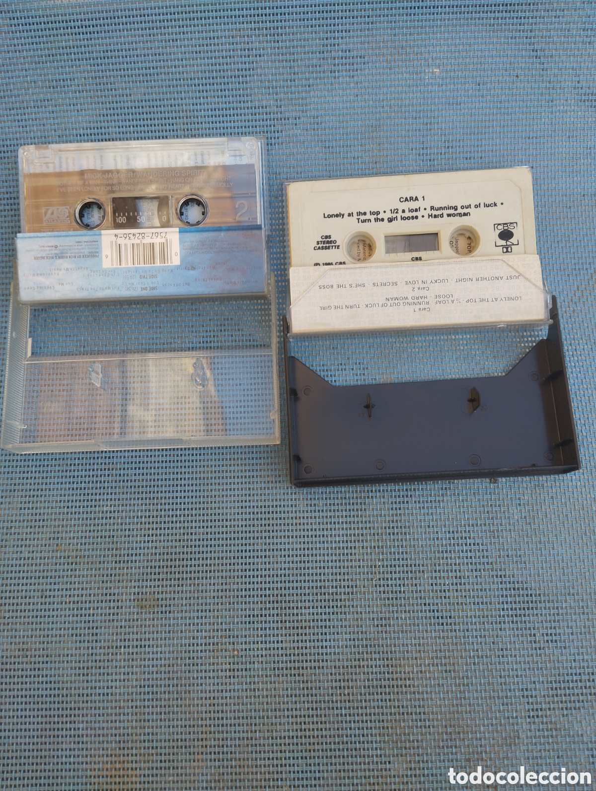 Casetes antiguos: LOTE 2 CASETES MICK JAGGER - Foto 2