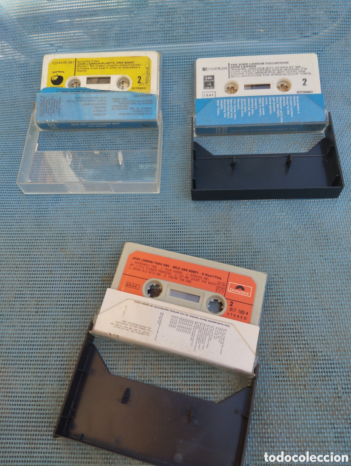 Casetes antiguos: LOTE 3 CINTAS JOHN LENNON - Foto 2