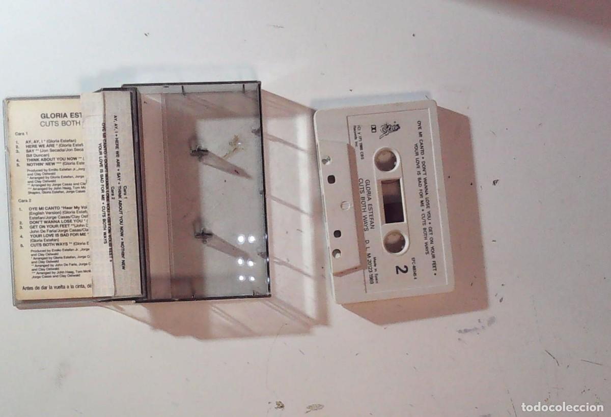 Casetes antiguos: GLORIA ESTEFAN CUTS BOTH WAYS CASSETTE CASETE - Foto 2