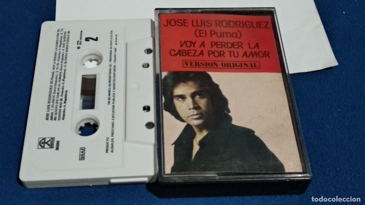 Casetes antiguos: JOSE LUIS RODRIGUEZ ( EL PUMA ) VOY A PERDER LA CABEZA POR TU AMOR - CASETE 1978 INDALO RCA