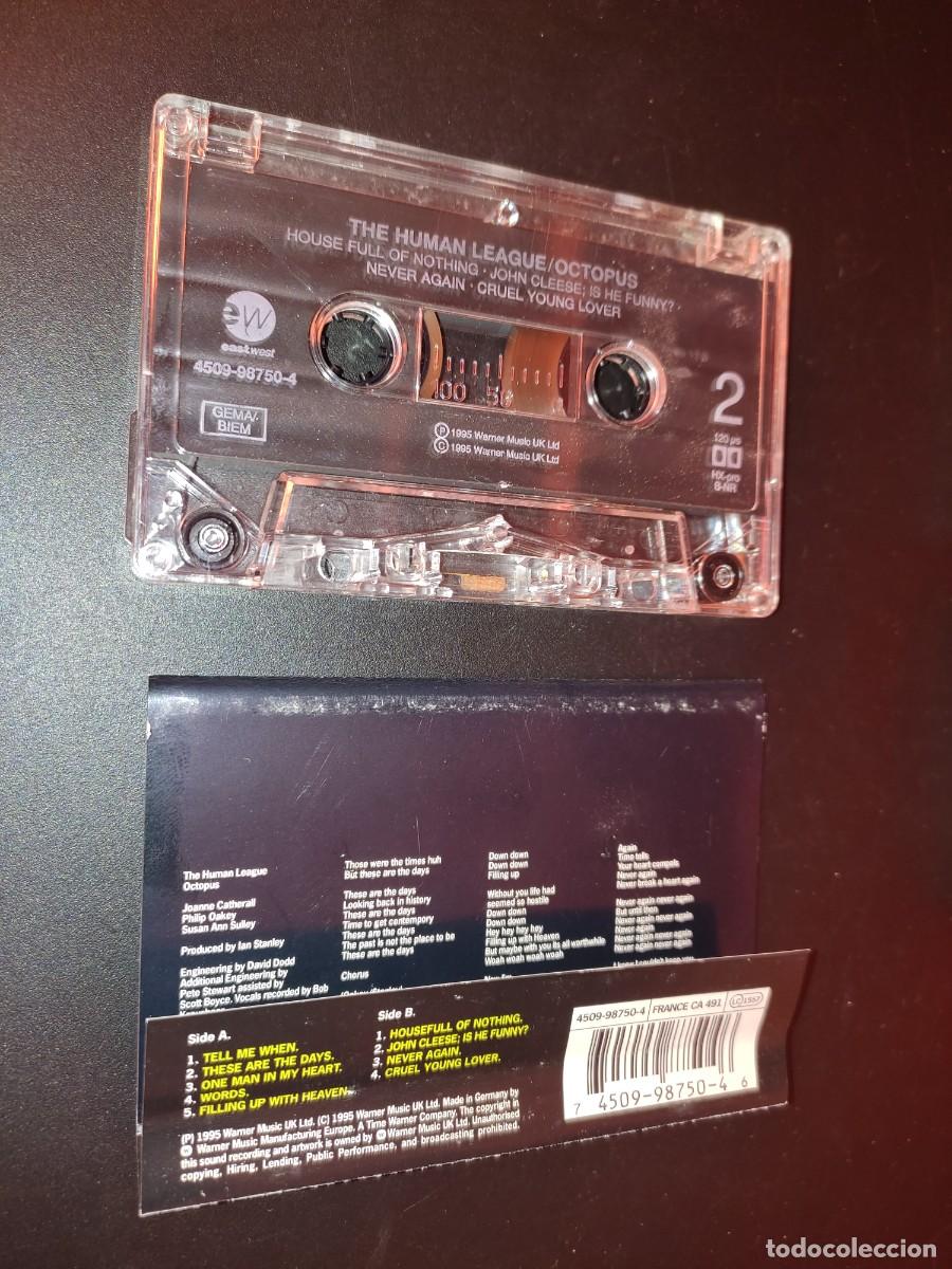 Casetes antiguos: CINTA CASSETTE HUMAN LEAGUE OCTOPUS - Foto 2