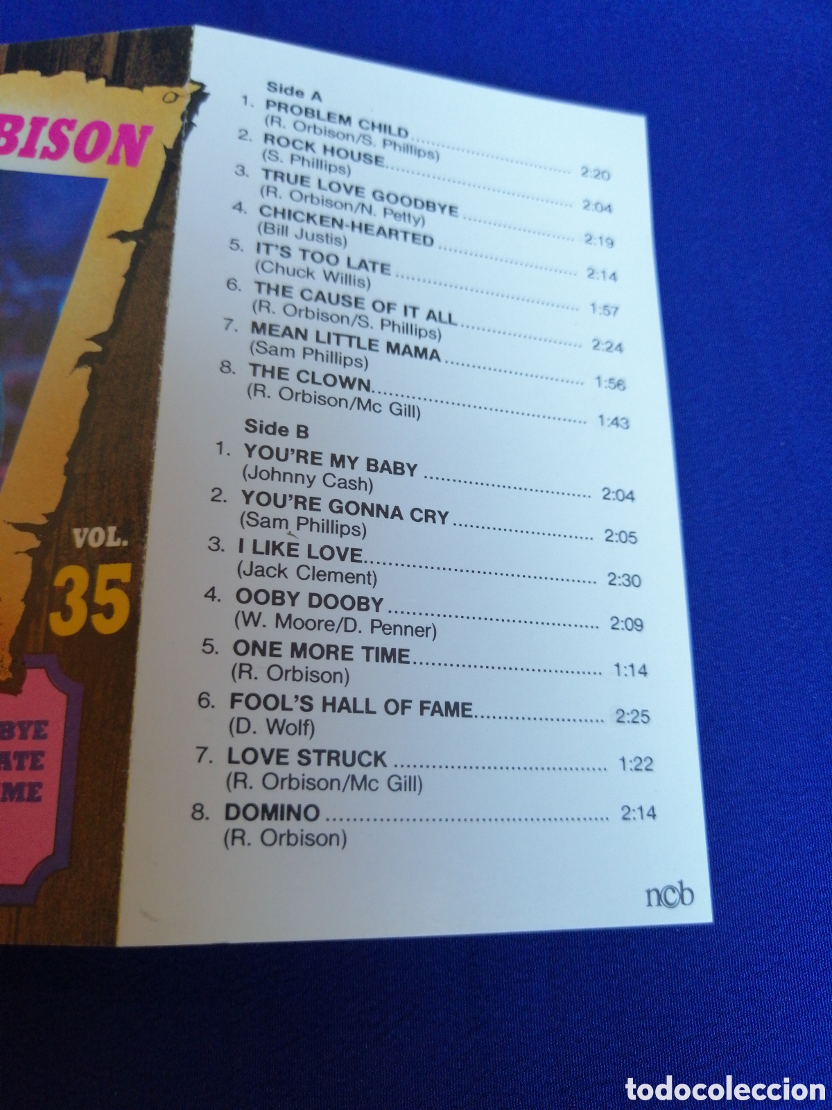 Casetes antiguos: ROY ORBISON- OBBY DOOBY - Foto 6