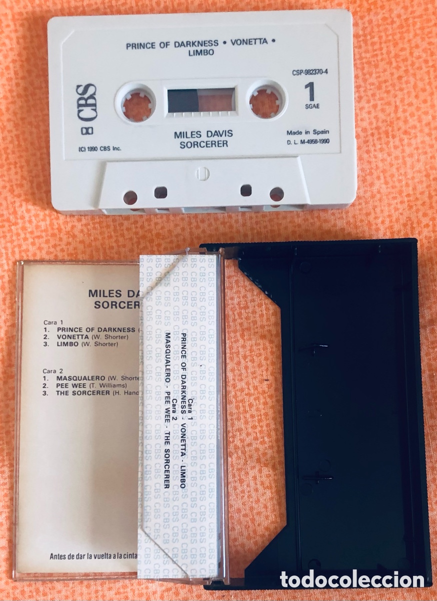 Casetes antiguos: Miles Davis: Sorcerer - Foto 2