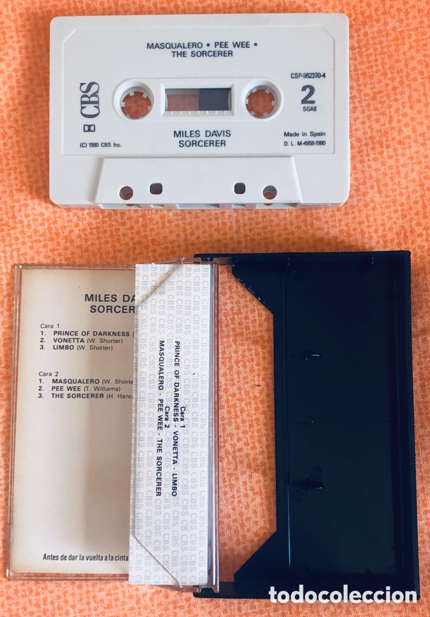 Casetes antiguos: Miles Davis: Sorcerer - Foto 3