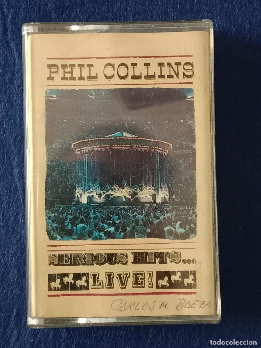 Casetes antiguos: Phil Collins - Serious Hits... Live! - WEA, 1985 - Foto 1