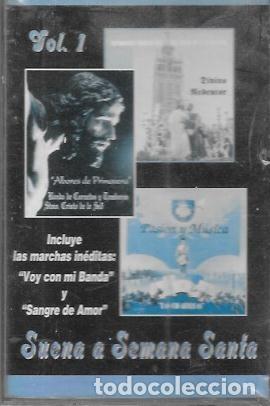 Casetes antiguos: CASE SUENA A SEMANA SANTA...INCLUYE MARCHAS INEDITAS &rdquo;SANGRE DE AMOR &rdquo;. CASE 18033