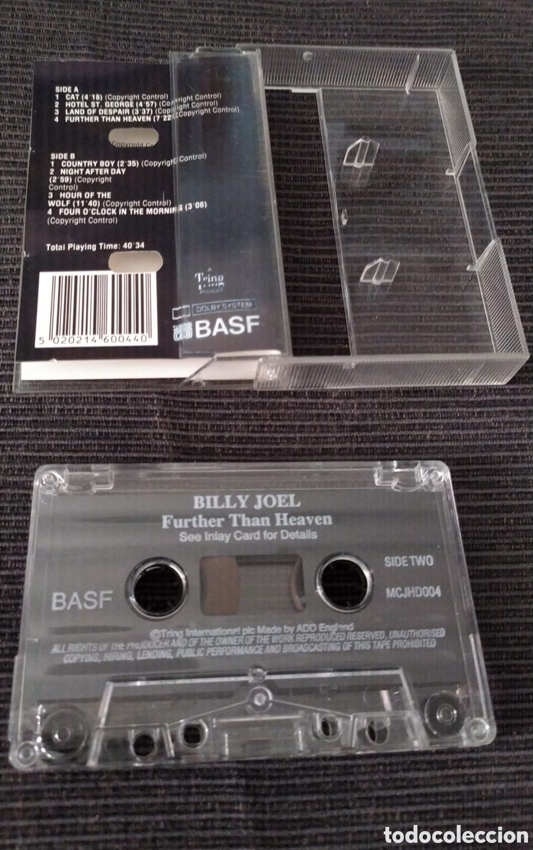 Casetes antiguos: Billy Joel. Further than heaven - Foto 3
