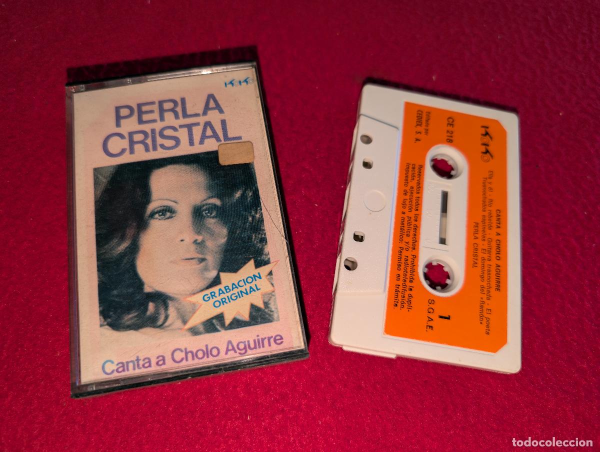 Old Cassettes: PERLA CRISTAL Canta a Cholo Aguirre k7 cassette 1978 Koko ESPA&Ntilde;A SPAIN