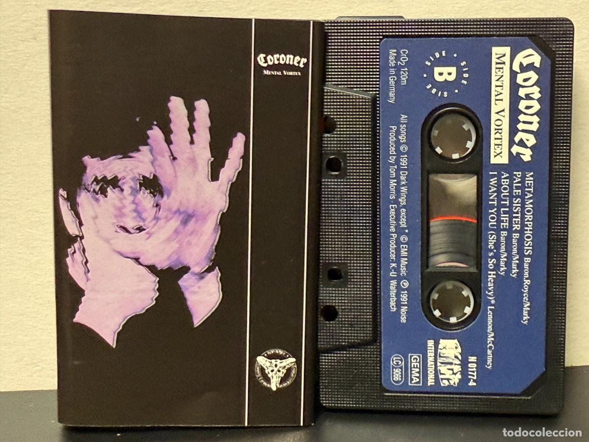 Casetes antiguos: Coroner - Mental Vortex (Cassette) - Foto 1