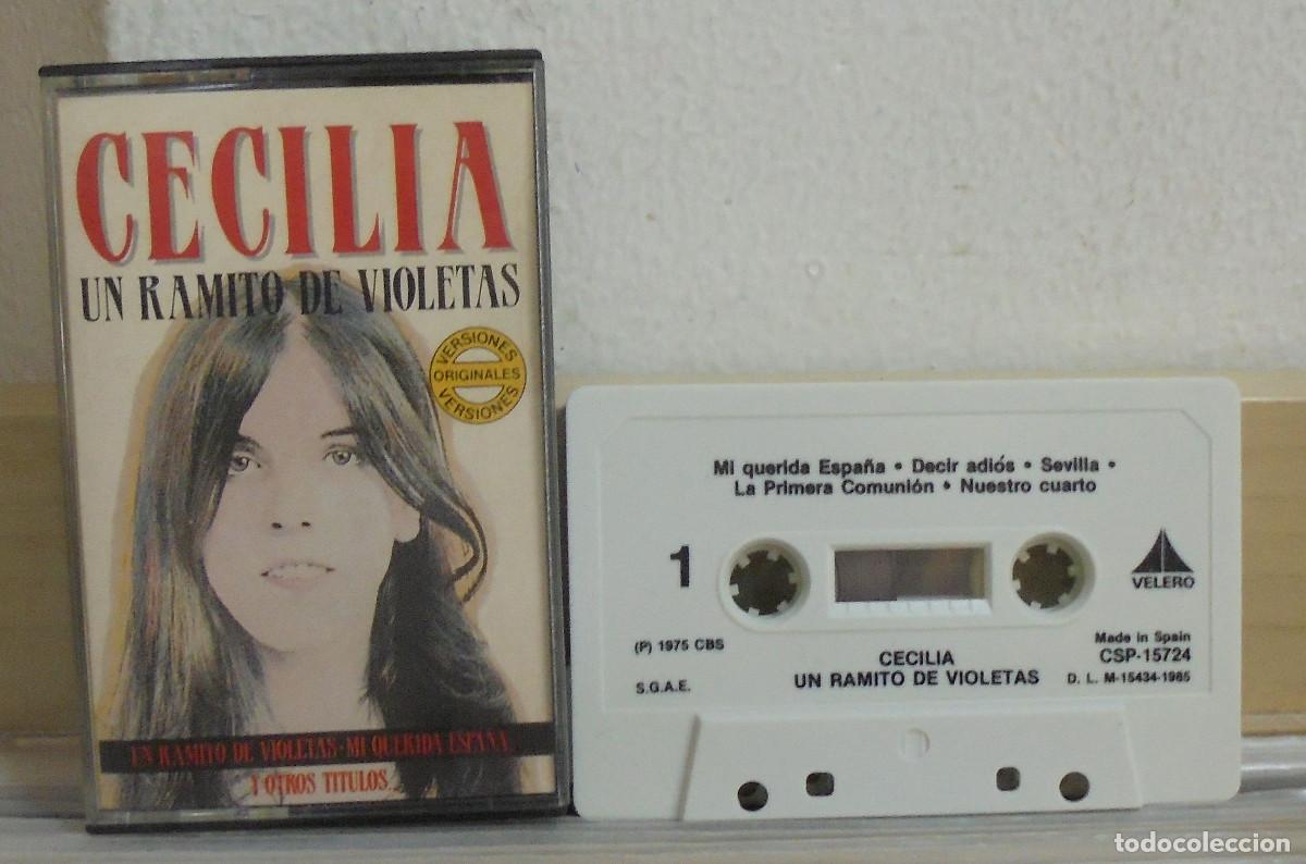Casetes antiguos: Cecilia. Un ramito de violetas -- Casete - Foto 1