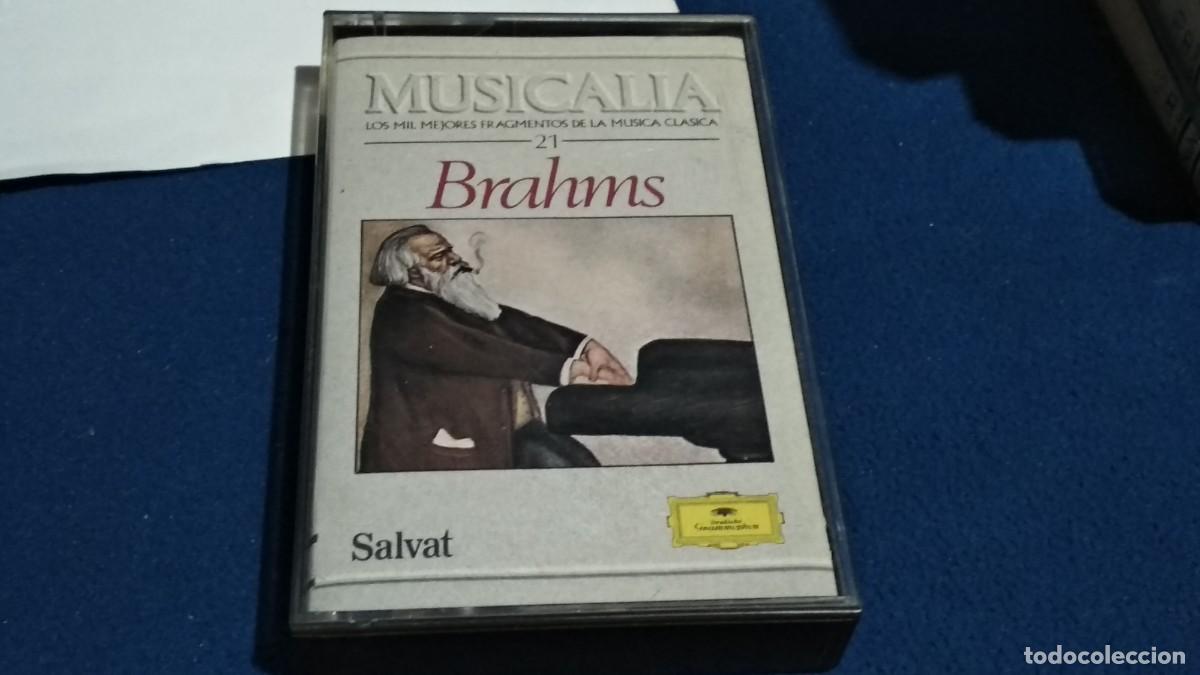 Casetes antiguos: CASETE CINTA CASSETTE ( SALVAT COLECCI&Oacute;N MUSICALIA N&ordm; 21 ) BRAHNS