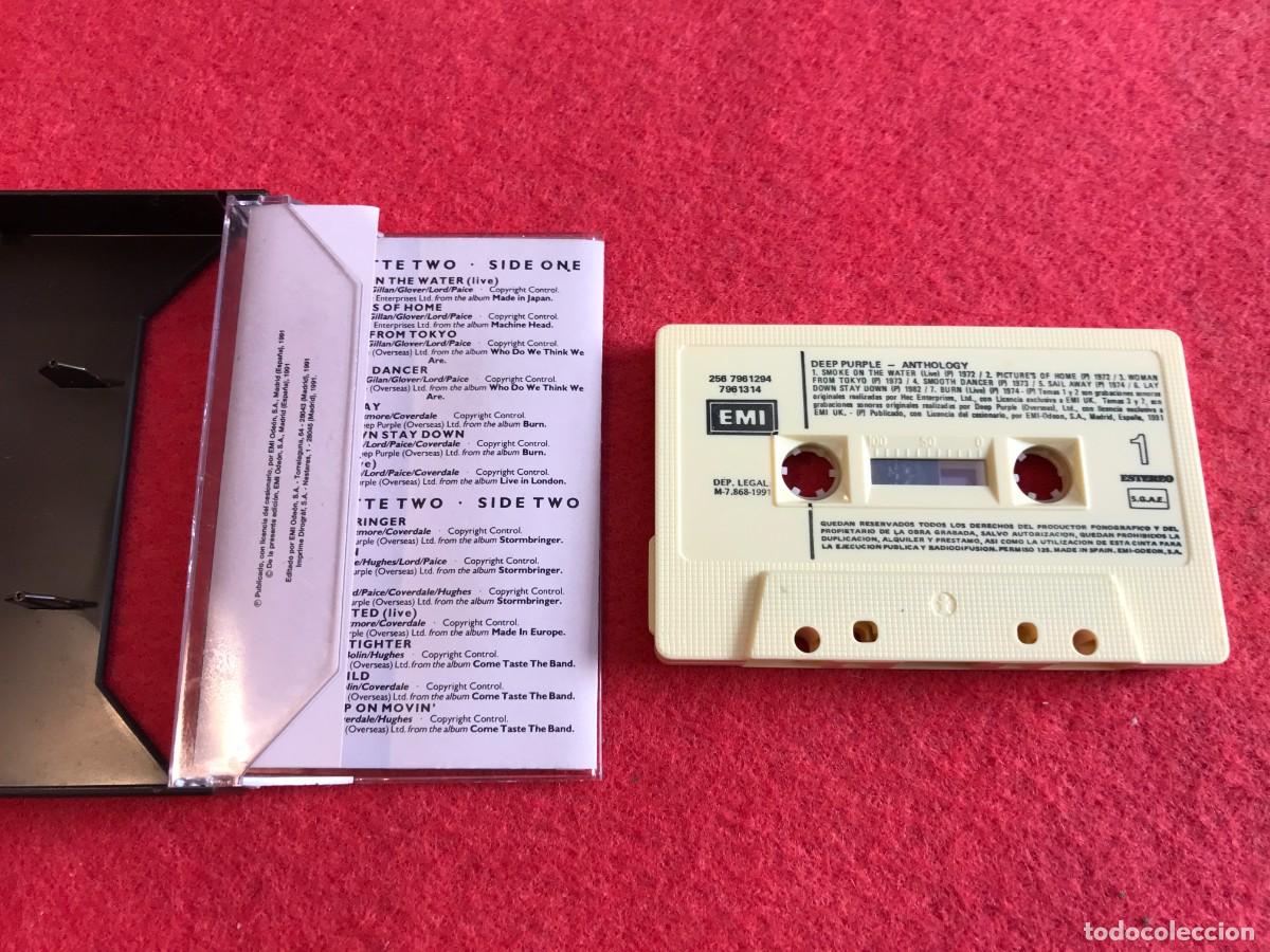 Casetes antiguos: CASSETTE-CASETE. DEEP PURPLE. ANTHOLOGY - Foto 2