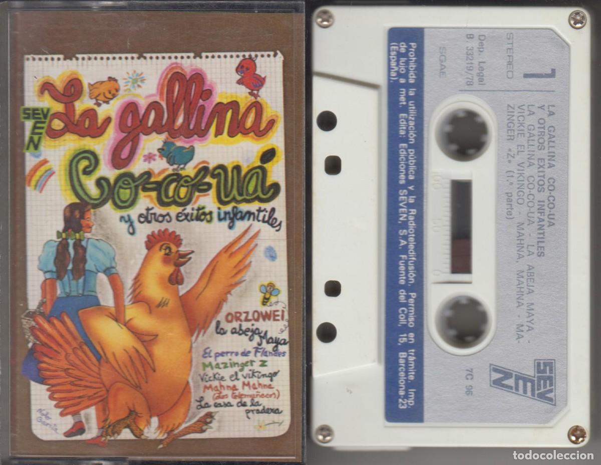 Casetes antiguos: La Gallina Co-Co-Ua y otros &eacute;xitos infantiles cassette Mazinger Z 1978 Seven Manolo Garc&iacute;a