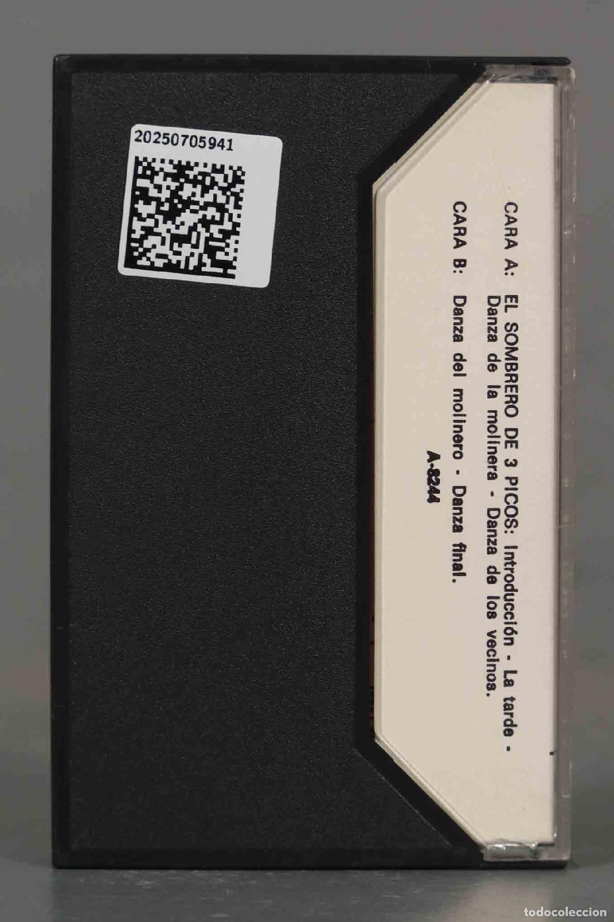 Casetes antiguos: CASSETTE. M FALLA. EL SOMBRE DE TRES PICOS - Foto 2
