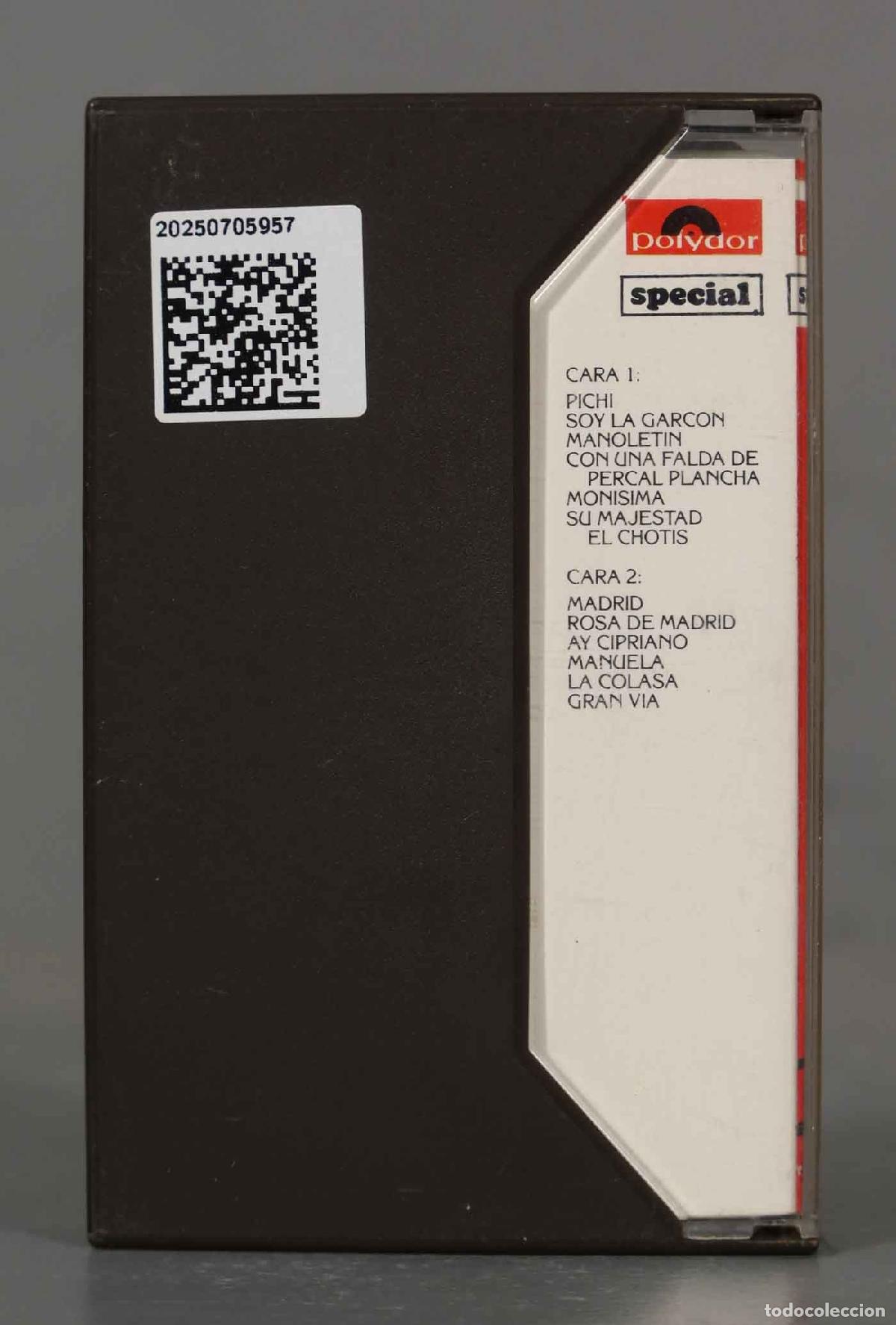 Casetes antiguos: CASSETTE. SU MAJESTAD EL CHOTIS EVA - Foto 2