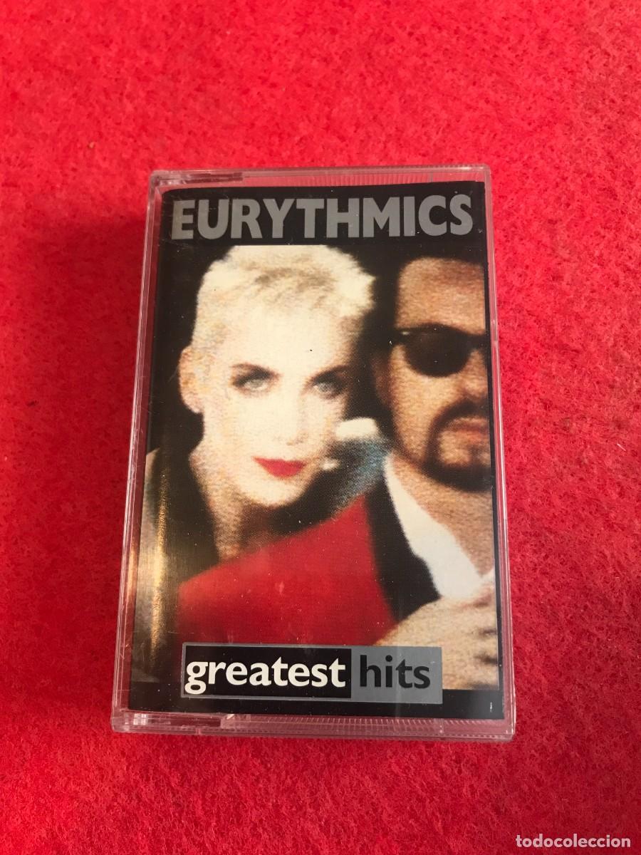 Casetes antiguos: CASETE-CASETTE. EURYTHMICS. GREATEST HITS. 1991 - Foto 1