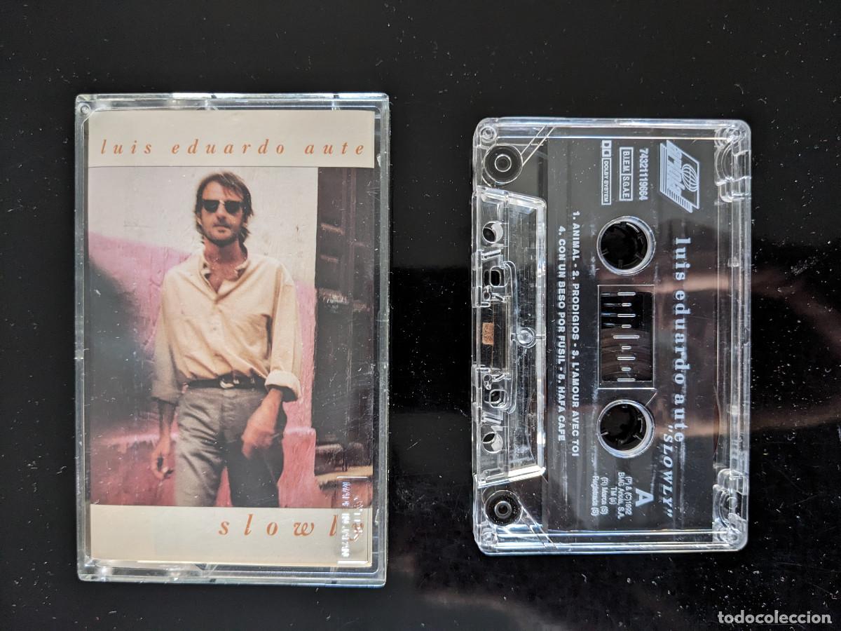 Casetes antiguos: Luis Eduardo Aute - Slowly (1992) - Foto 1