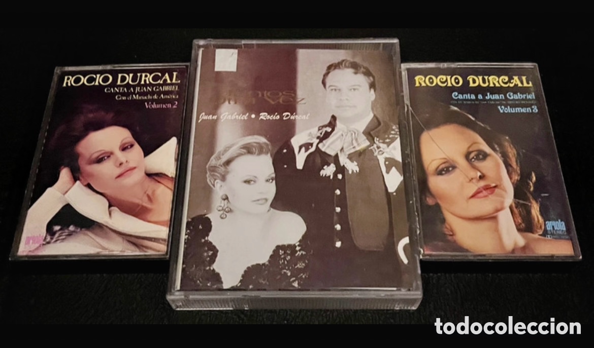 Casetes antiguos: Lote cintas cassettes &ldquo;Rocio Durcal&rdquo; - Foto 1