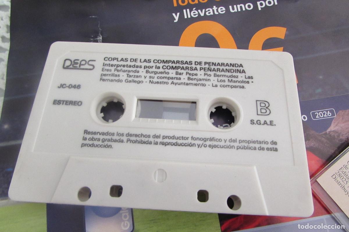 Casetes antiguos: COPLAS DE LAS COMPARSAS DE PE&Ntilde;ARANDA - Foto 2