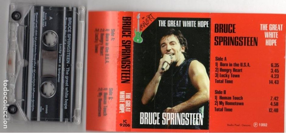 Casetes antiguos: BRUCE SPRINGSTEEN *** THE GREAT WHITE HOPE - Foto 1