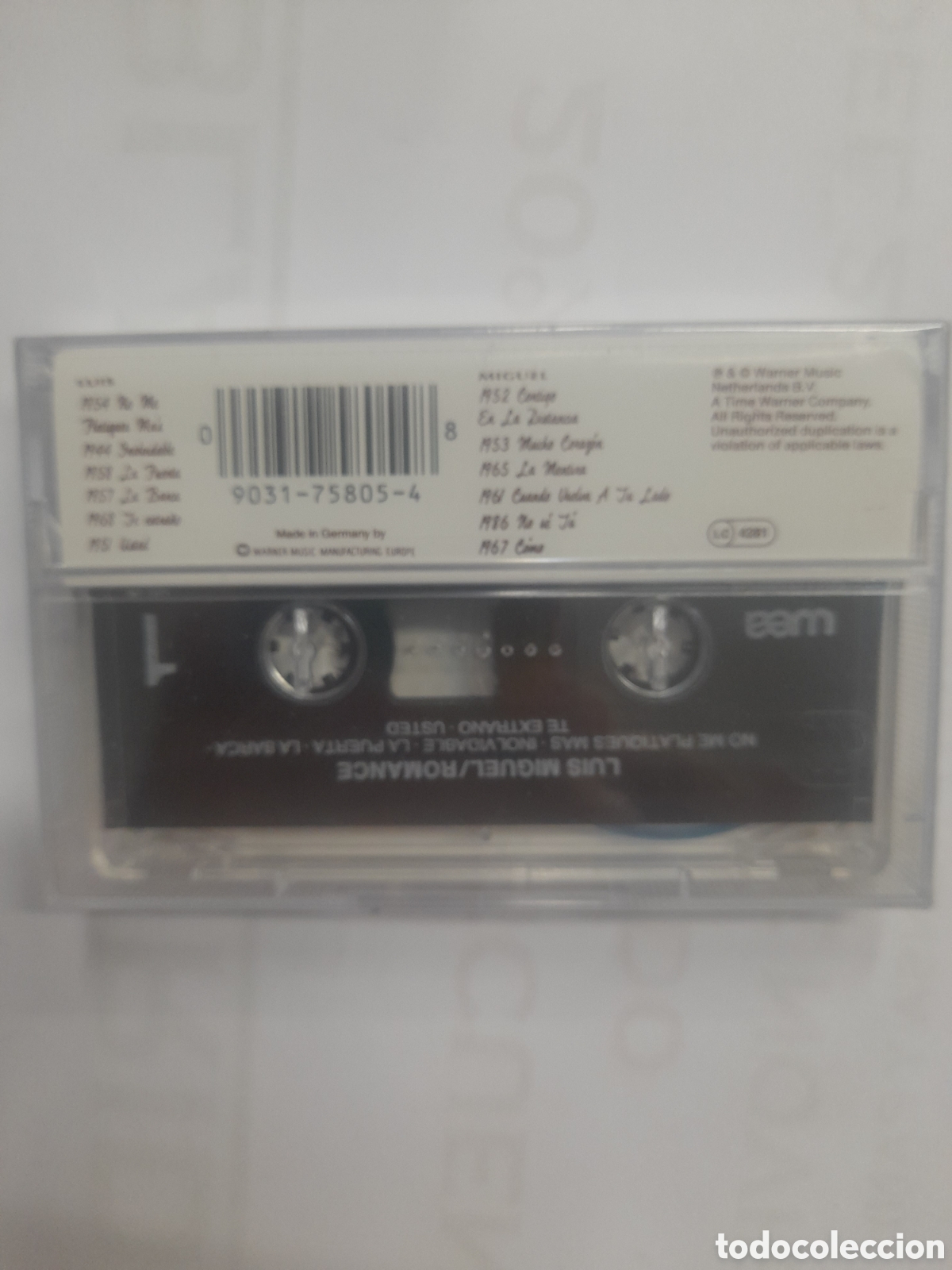Casetes antiguos: LUIS MIGUEL. ROMANCE - Foto 2