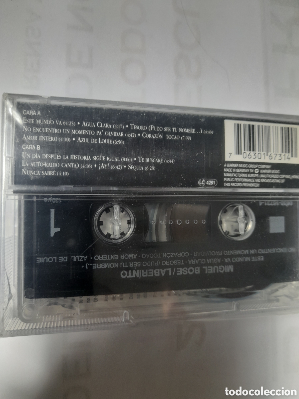 Casetes antiguos: MIGUEL BOSE. LABERINTO. - Foto 2