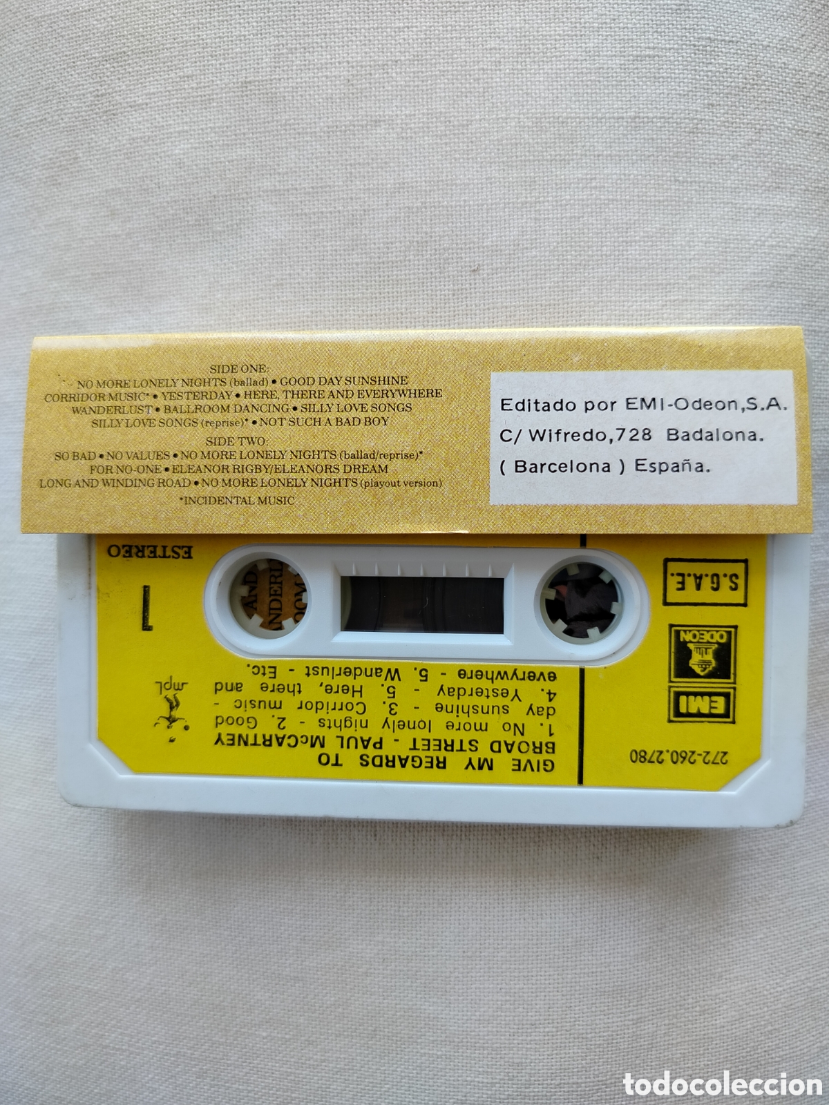 Casetes antiguos: Paul McCartney Cassette - Foto 2