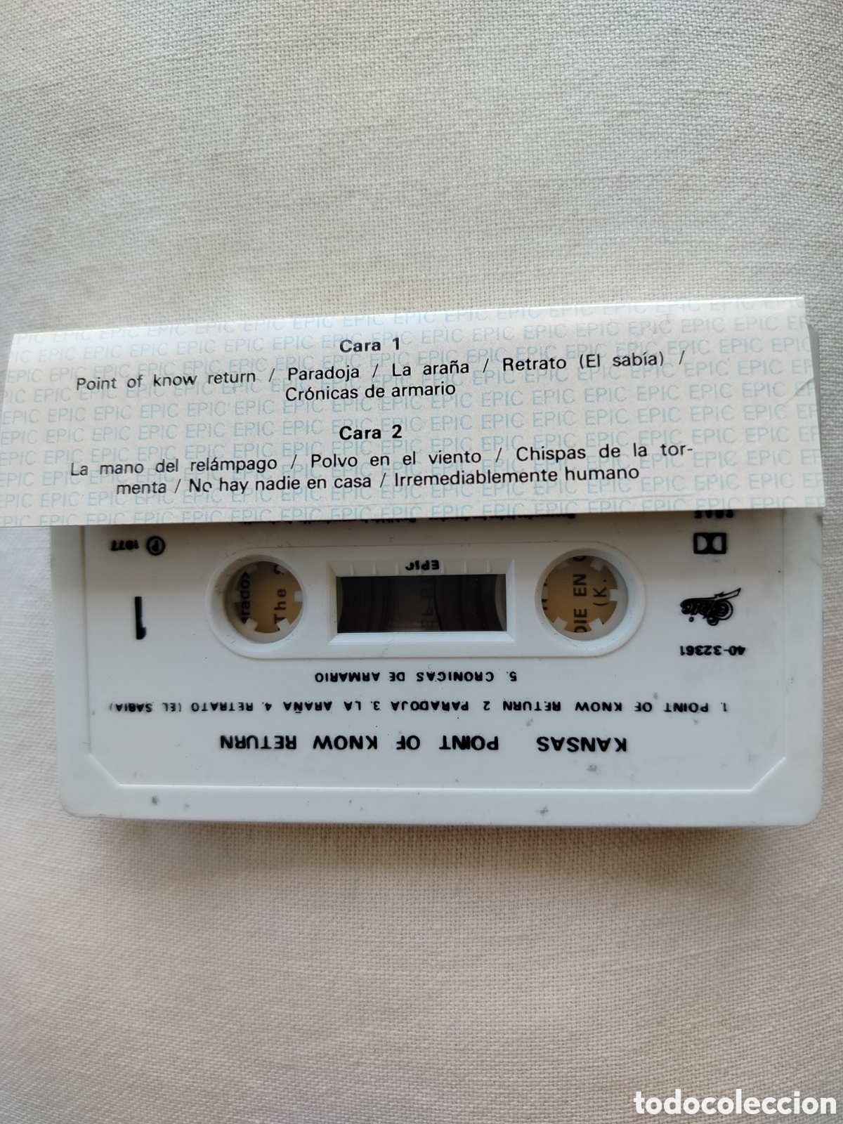 Casetes antiguos: Kansas Cassette 1983. - Foto 2