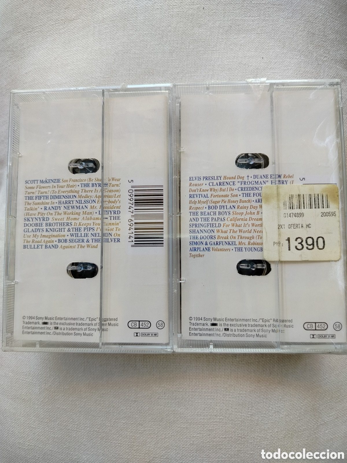 Casetes antiguos: Forrest Gump BSO Cassette - Foto 2