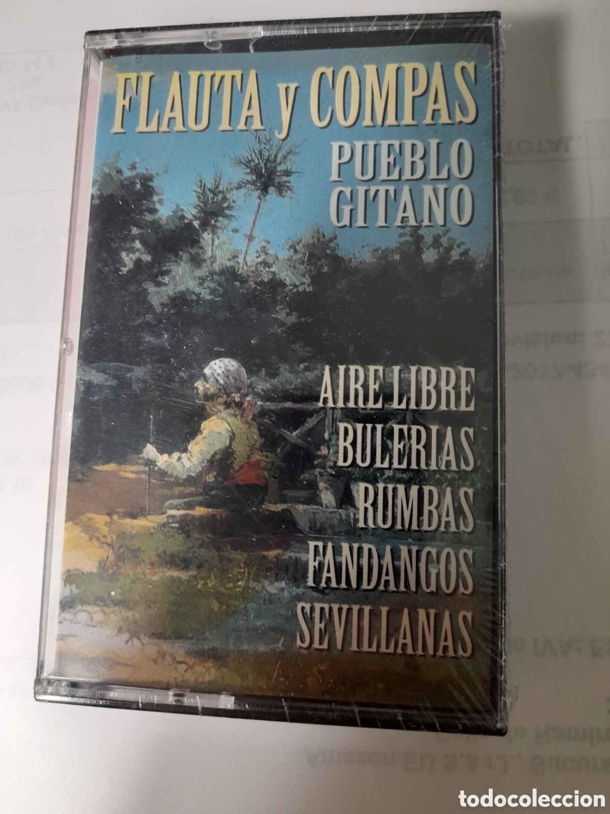 Casetes antiguos: FLAUTA y COMPAS. Pueblo Gitano. - Foto 1